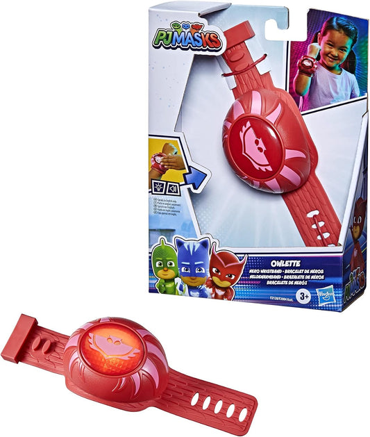 PJ Masks Owlette Power Wristband Preschool Toy, Costume Wearable with Lights and Sounds for Kids Ages 3 and Up