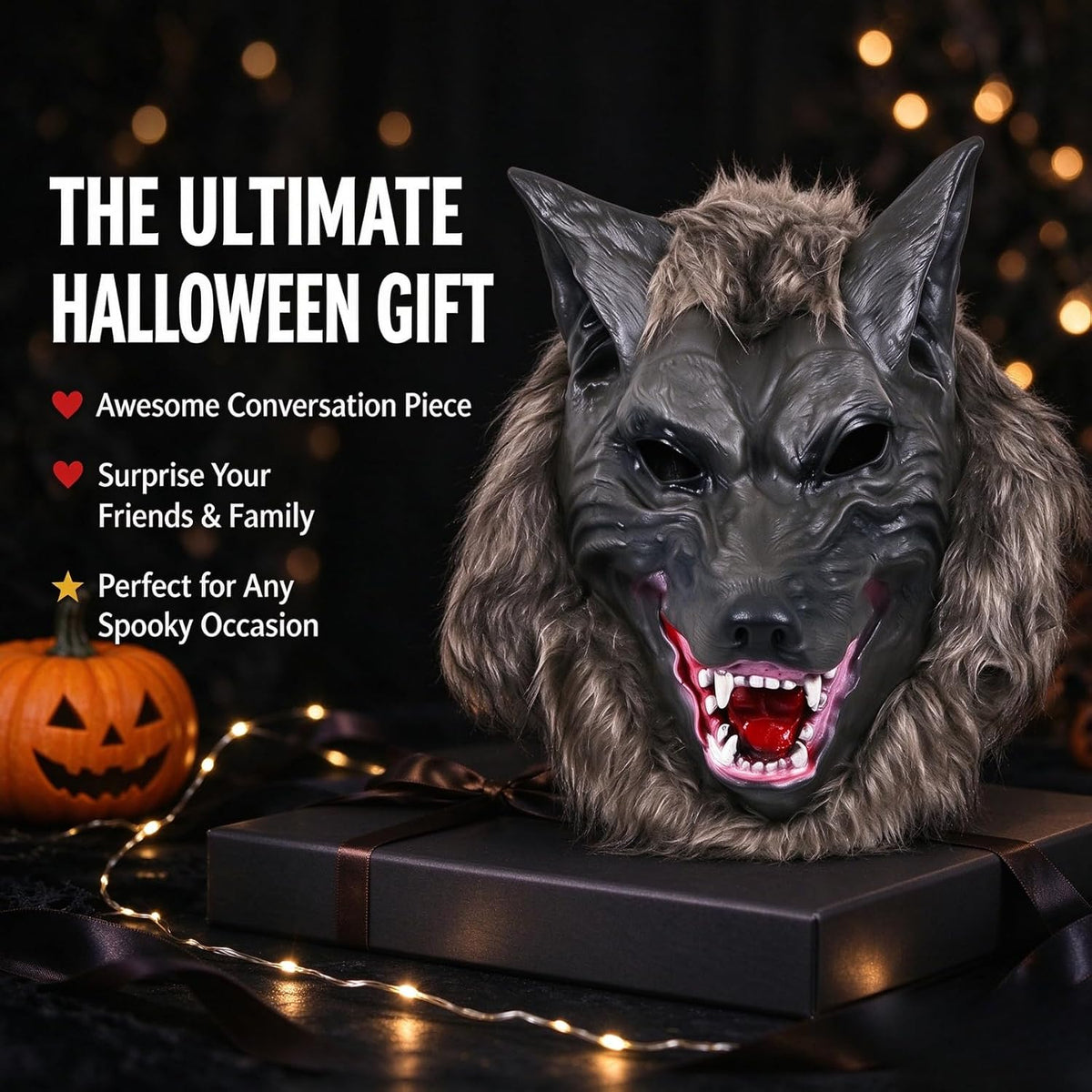 Holloween Horror Mask Party Cosplay Costume Werewolf Dress Up Mask