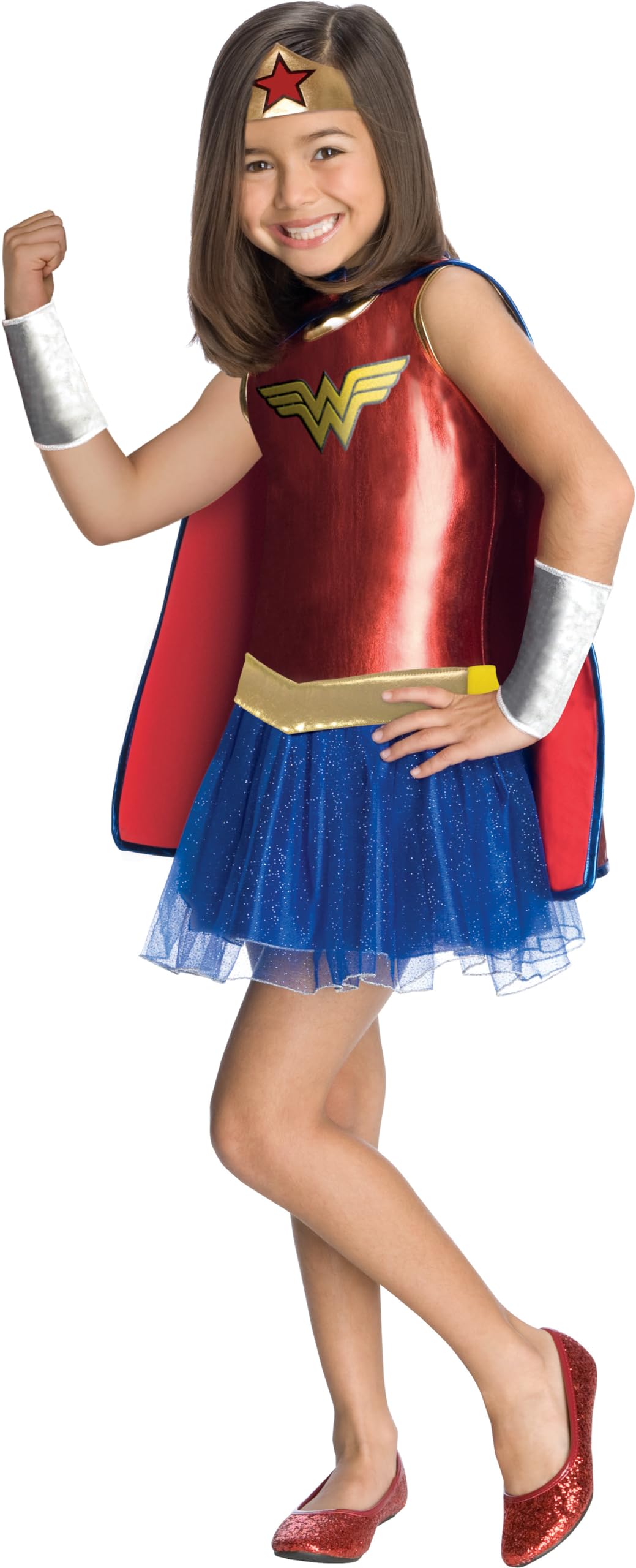 Rubies at Party City DC Comics Superheroes: Supergirl Costume Dress for Kids, Girl's Medium