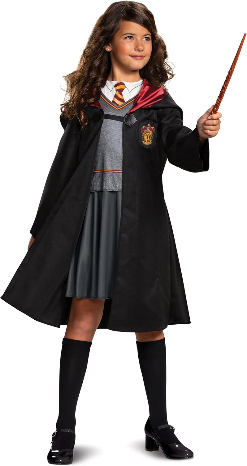 Disguise Hermione Granger Costume, Official Harry Potter Wizarding World Outfit for Kids, Classic Child Size Extra Small (3T-4T)