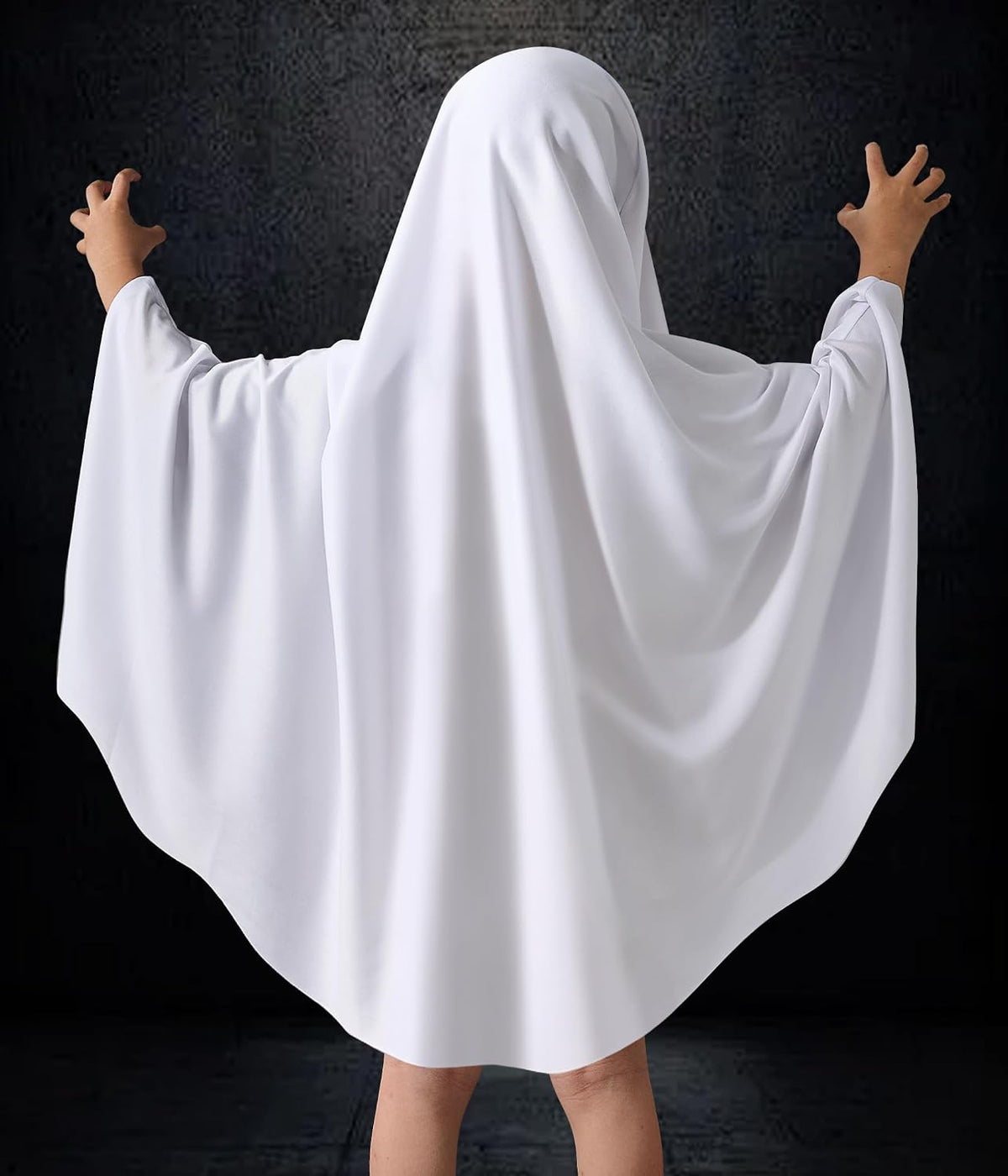 Ghost Costume for Kids,Boy Girl Toddler Ghost Halloween Costume boo Cloak