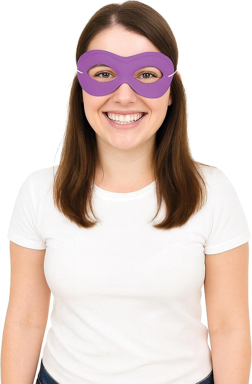 Beistle Pink Fabric Hero Masks.