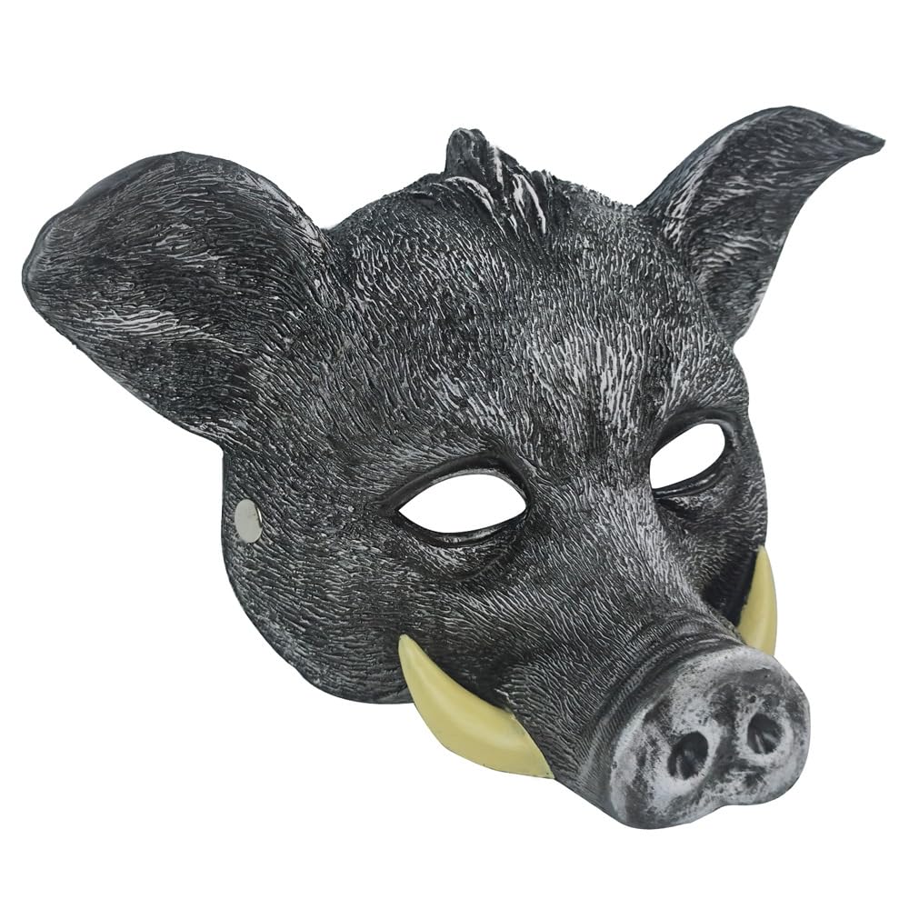 NewL Halloween 3D Animal Half Face Mask Masquerade for Women and Men
