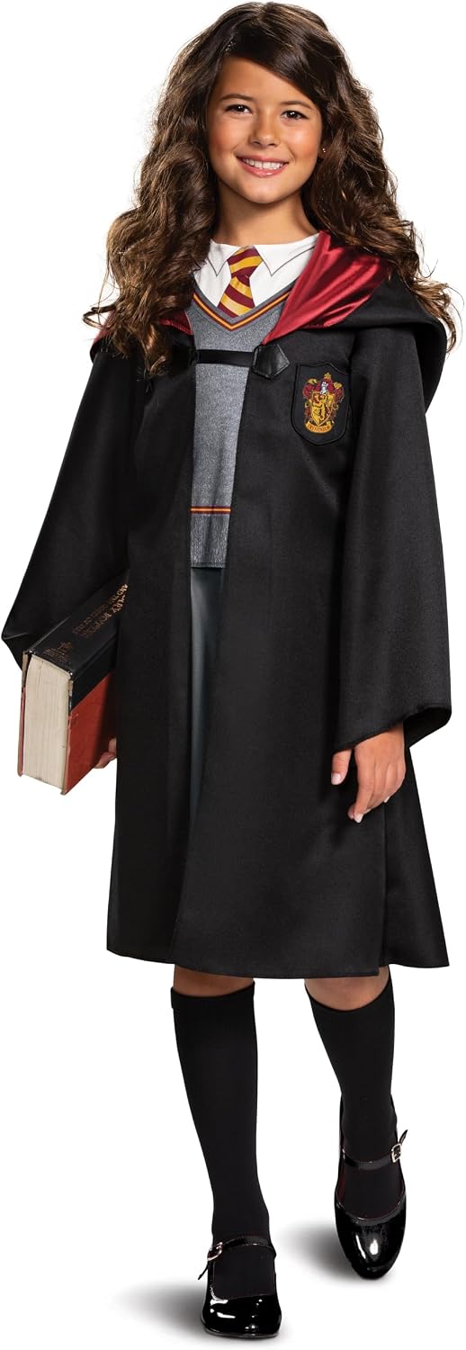 Disguise Hermione Granger Costume, Official Harry Potter Wizarding World Outfit for Kids, Classic Child Size Extra Small (3T-4T)