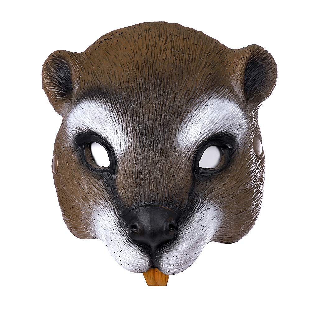NewL Halloween 3D Animal Half Face Mask Masquerade for Women and Men