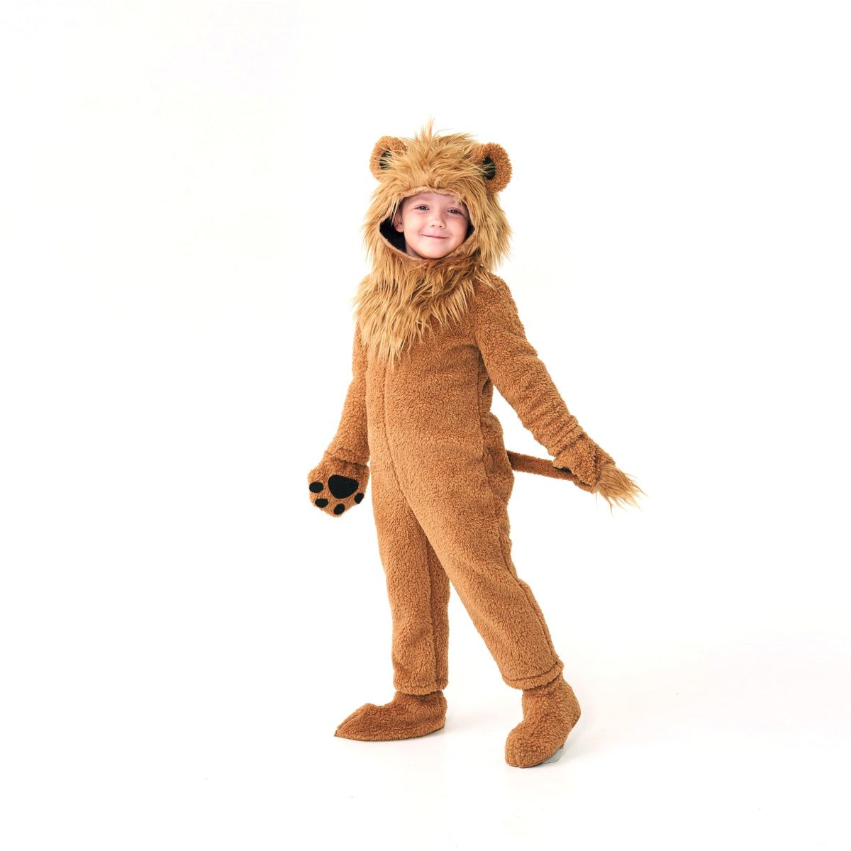 Kids Lion Costume,Boys Lion Onesie Halloween Animal Costume