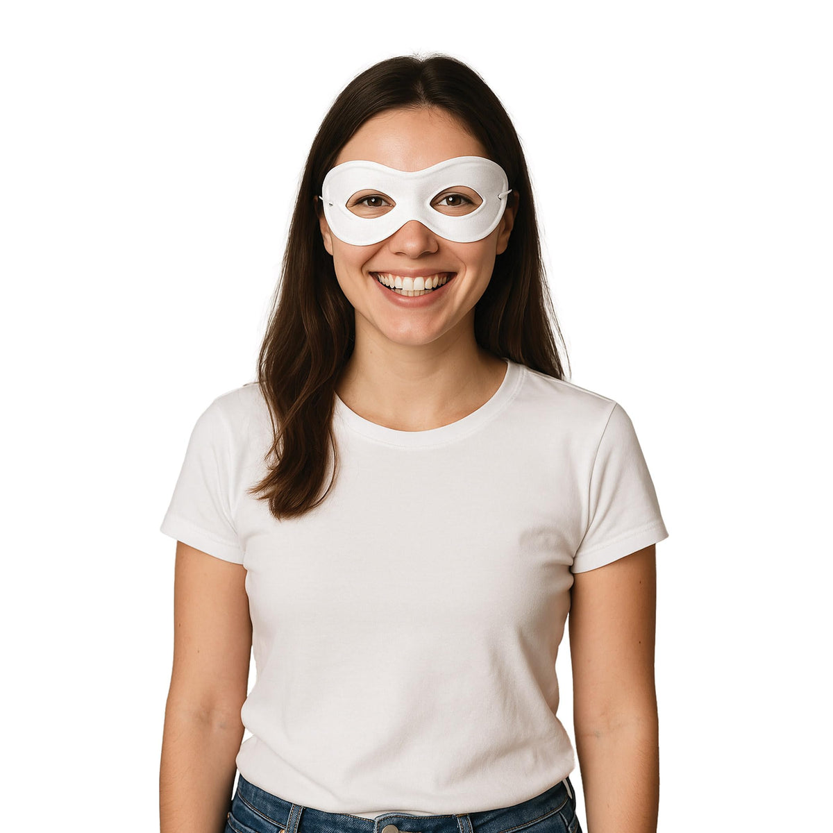 Beistle Pink Fabric Hero Masks.