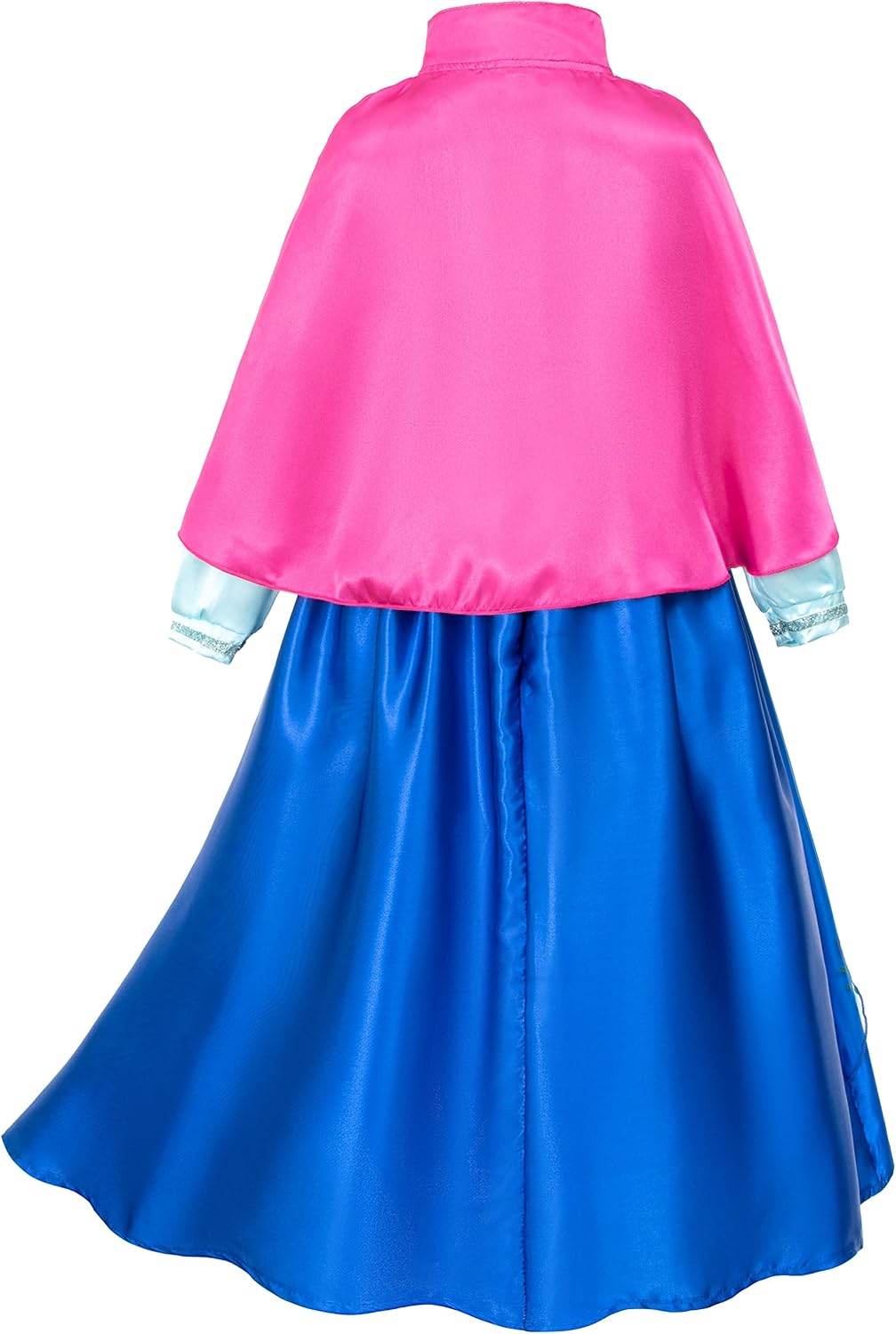Princess Costumes Birthday Party Dress Up for Little Girls/Long Sleeve with Cape