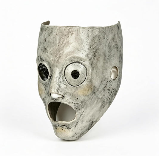 GTETKDE Scary Full Face Latex Mask for Men, Creepy Design Costume Accessories for Halloween Party Cosplay Dress‑up