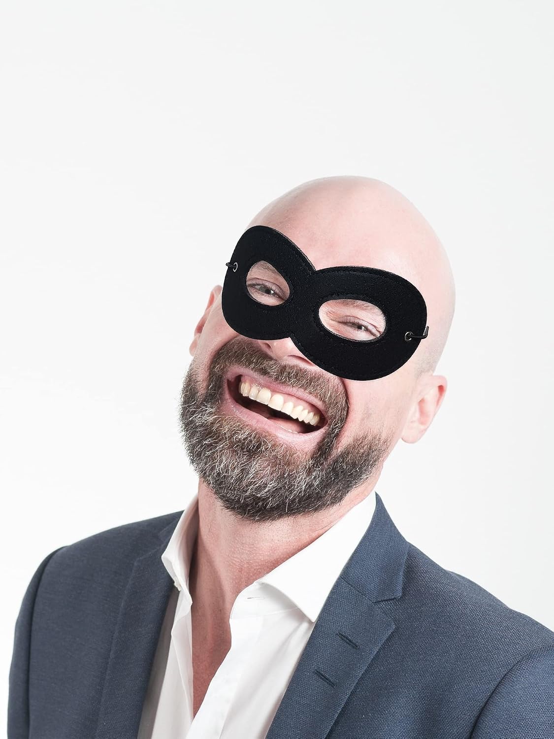 4 Pieces Superhero Mask Halloween Robber Dress Up Masks Black Felt Eye Masks Cosplay Half Masks with Elastic Rope