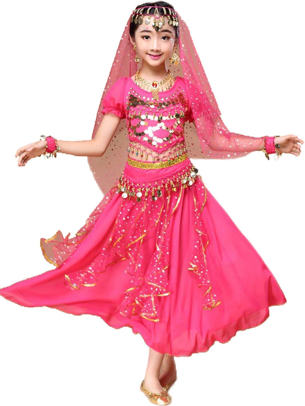 Astage Girl Belly Dance Sequin Indian Dance Costume Halloween Wear Carnival Sets
