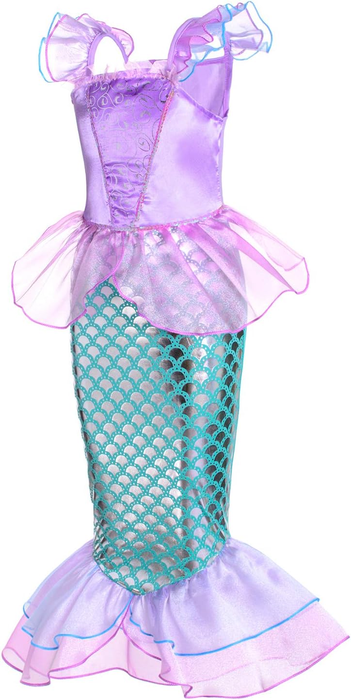 Joy Join Little Mermaid Costume for Girls Dress Up