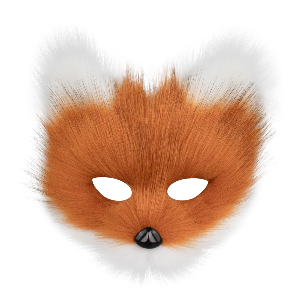Animal Fox Wolf Mask Halloween Party Cosplay Costumes Props Plush Cat Half Face Masks Carnival Christmas Masquerade