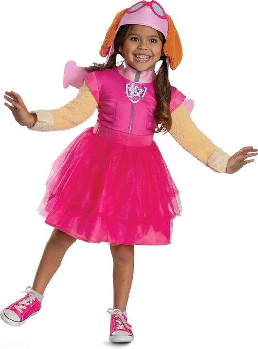 Paw Patrol Skye Tutu Costume, Official Paw Patrol Skye Toddler Costume with Headpiece and Wings