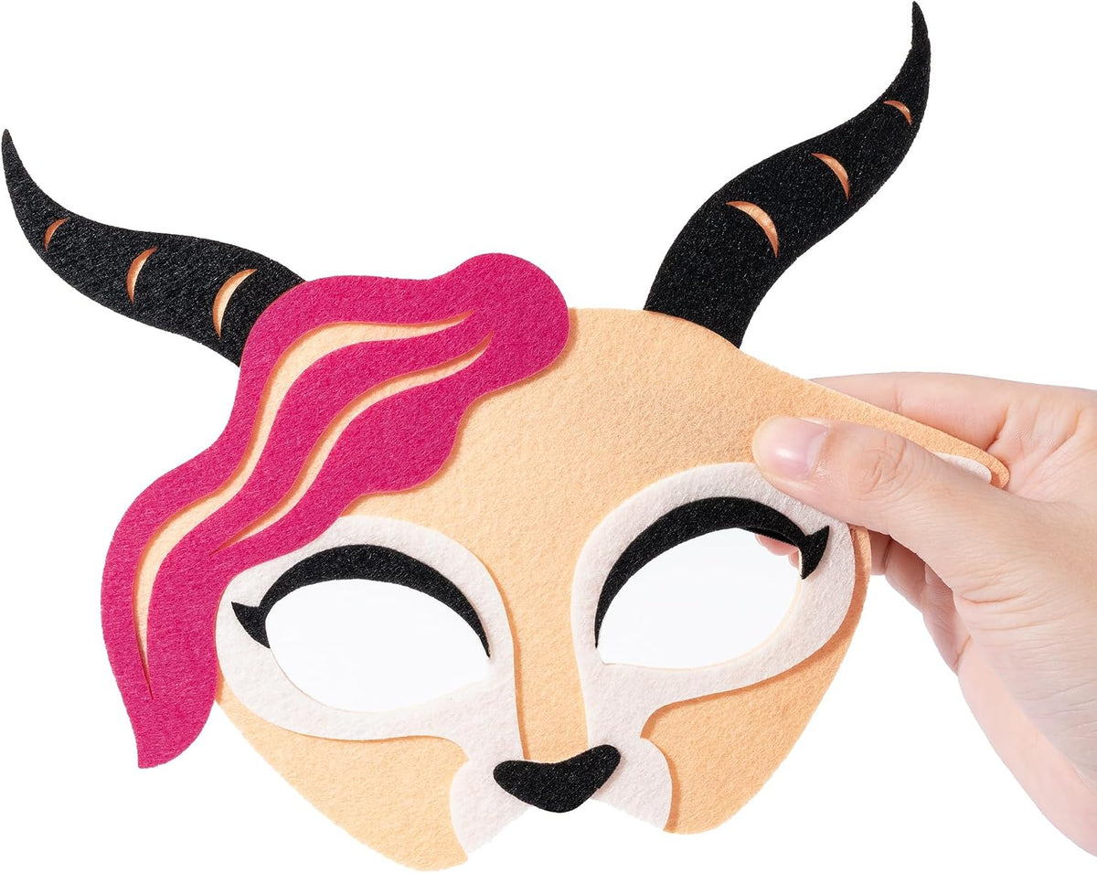 Animals Police Officer Felt Mask - 12PCS Bunny Fox Rabbit Police Officer Felt Mask Children Zoo Character Cosplay Party Masks Birthday Dress Up Party Supplies for Boys and Girls Role Play