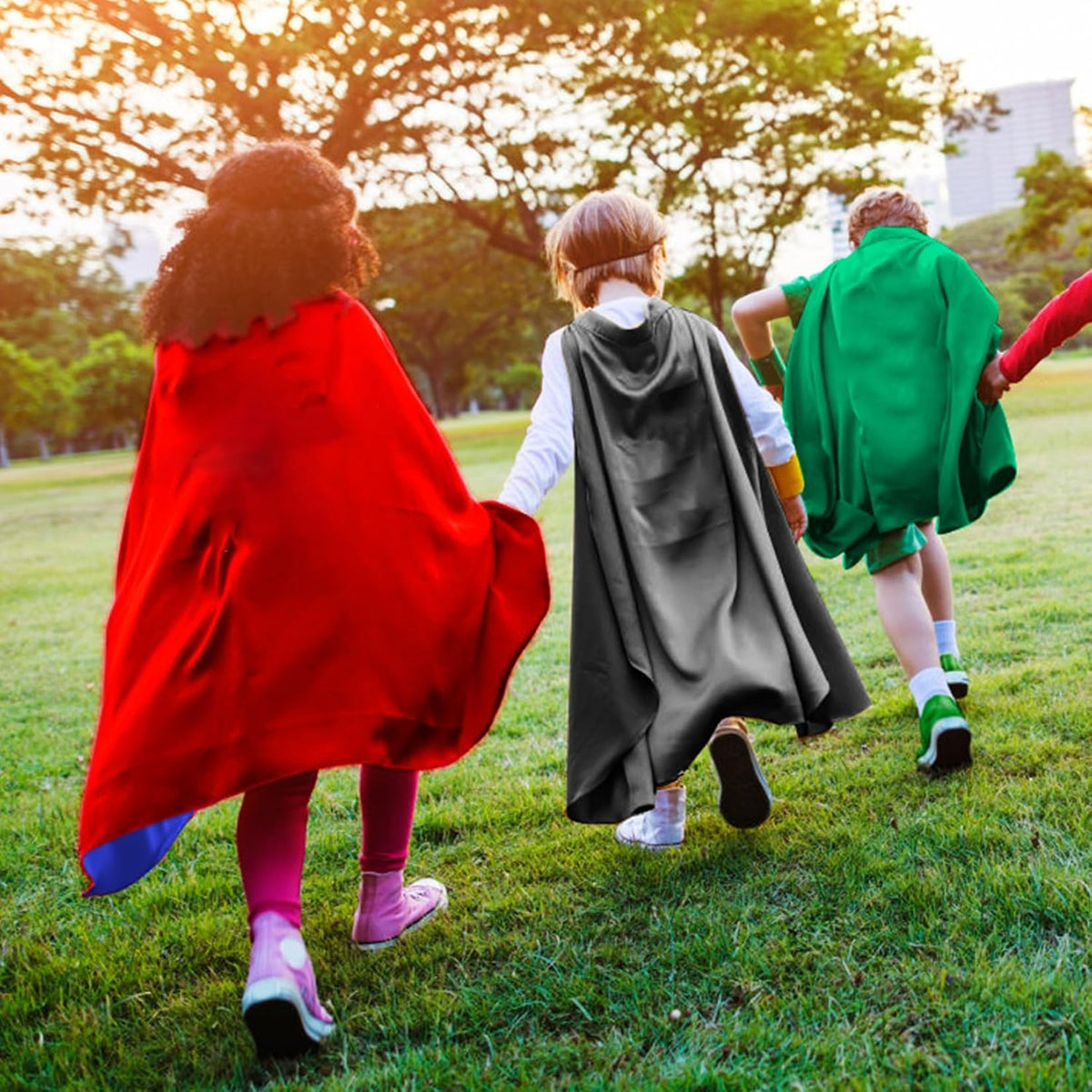 Kids Dress Up Capes and Masks Set, Kids Costume for Party Favor