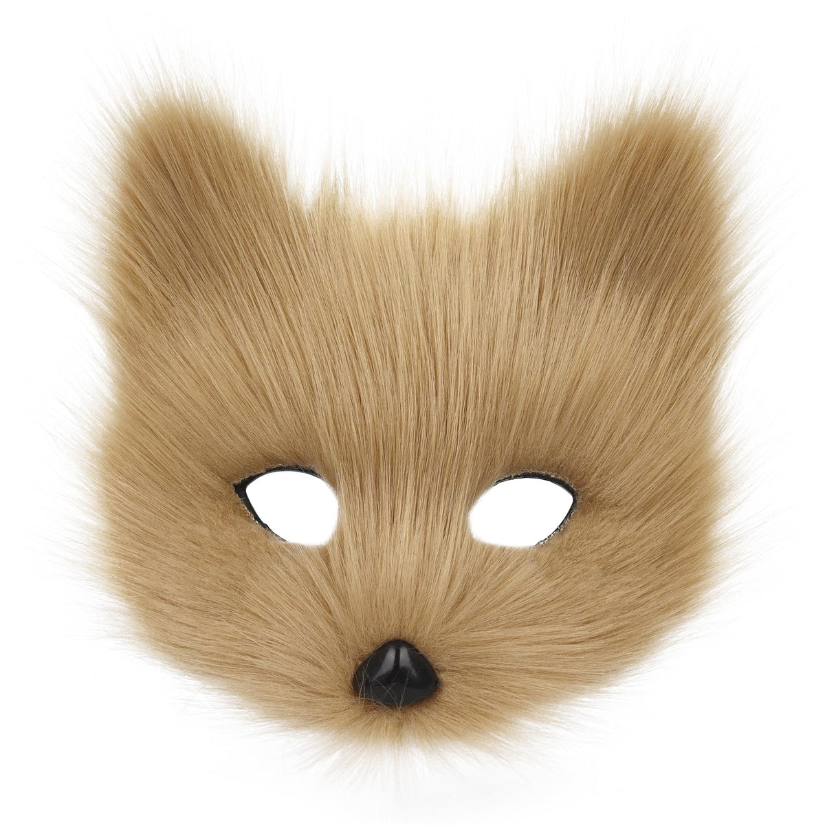 Animal Fox Wolf Mask Halloween Party Cosplay Costumes Props Plush Cat Half Face Masks Carnival Christmas Masquerade