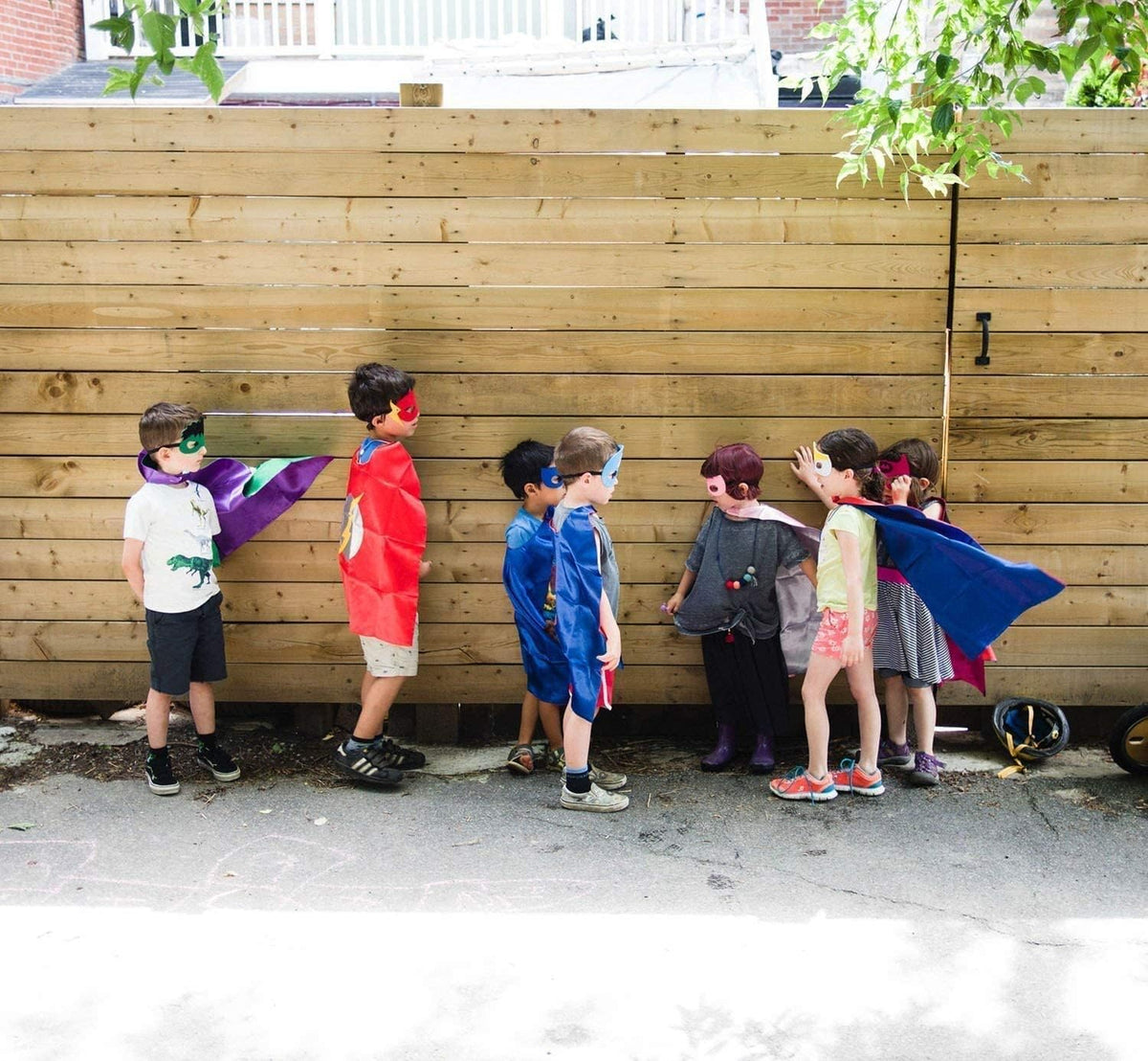Dress Up Capes and Masks Set, 4 Pack Costume for Party Favors