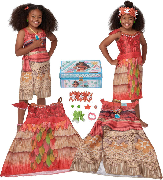 Disney Princess Dress Up Moana Trunk 11-Pc Island Set 4-6X