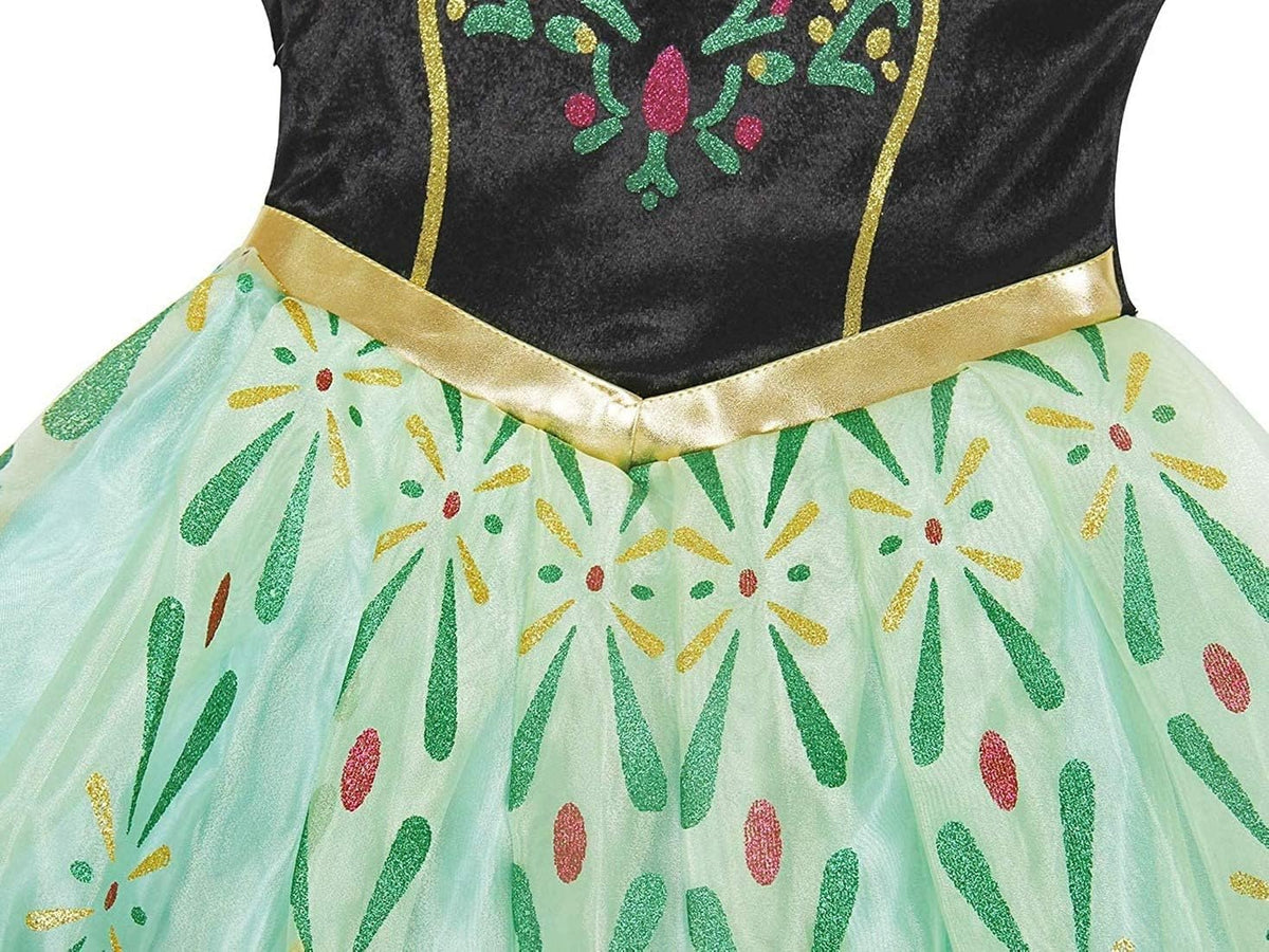 Green Girls Cosplay Dance Dress Princess Costume