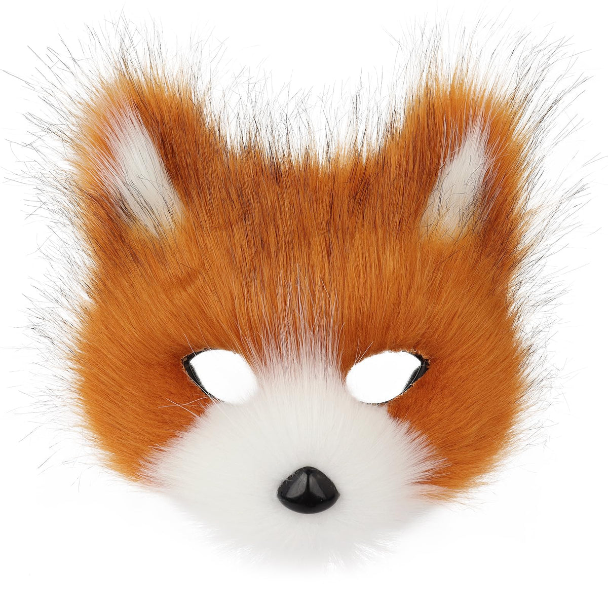 Animal Fox Wolf Mask Halloween Party Cosplay Costumes Props Plush Cat Half Face Masks Carnival Christmas Masquerade