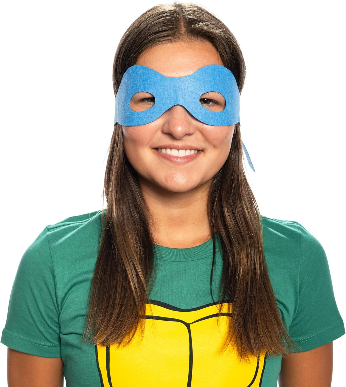 TEENAGE MUTANT NINJA Turtles Mask, Hero Turtle Costume Eye Mask for Halloween, Cosplay, Dress Up, Parties - 4 Felt Eye Masks