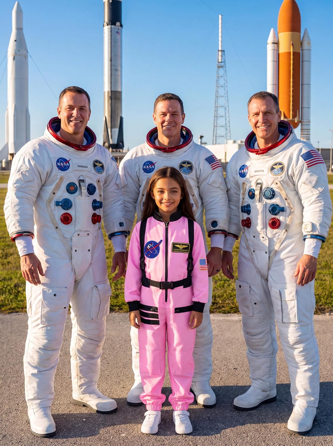Astronaut Costume for Kids Space Suit Girls Birthday Gifts