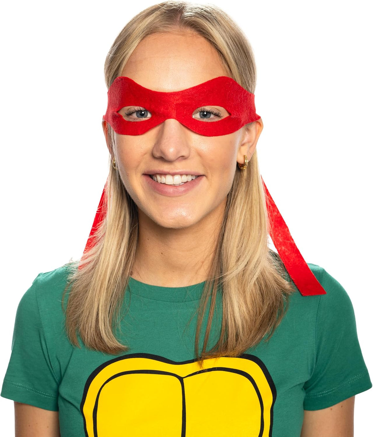 TEENAGE MUTANT NINJA Turtles Mask, Hero Turtle Costume Eye Mask for Halloween, Cosplay, Dress Up, Parties - 4 Felt Eye Masks