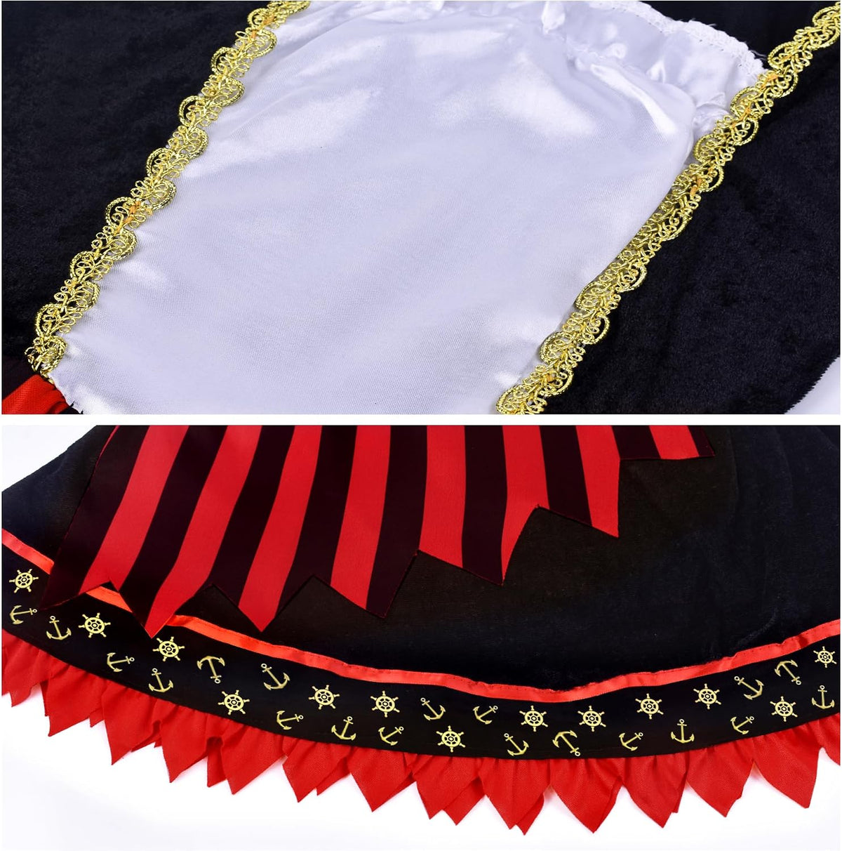 Girls Pirate Costume – Princess Dress for Kids Ages 3–9