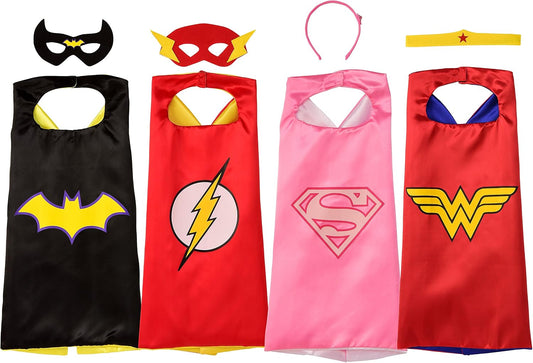 Rubies DC Comics Superheroes: Superhero Cape and Accessory Set for Kids, Girl's One Size