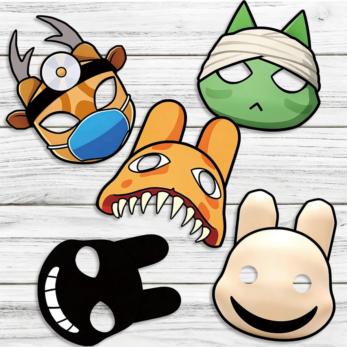 Animal Hospital 12Pcs Birthday Party Masks Supplies Halloween Christmas Birthday Party Favors