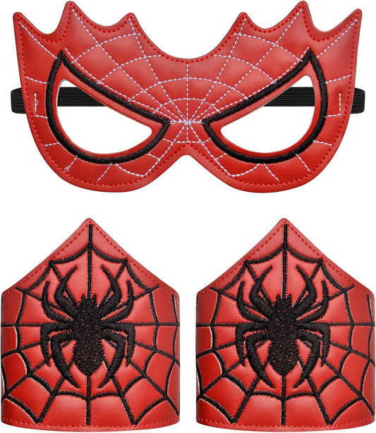 Spider Mask for Halloween Spider Costume Masks with Wristbands for Party Cosplay Dress Up