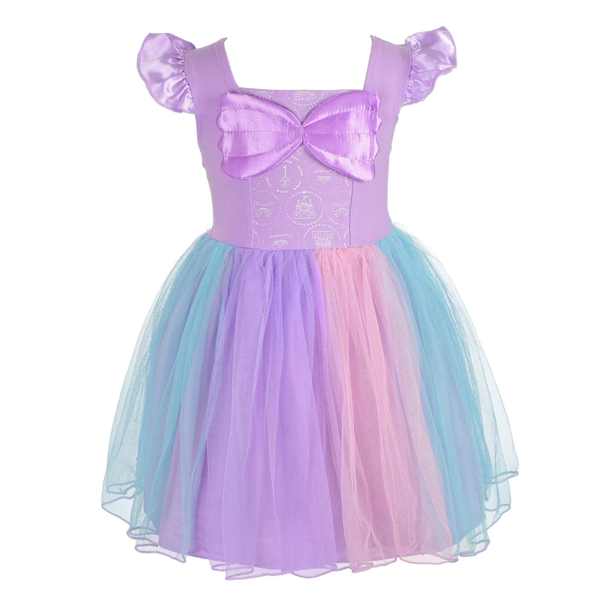 Dressy Daisy Princess Dress Up Clothes Halloween Fancy Party Tulle Skirt Summer Outfit for Baby & Toddler Girls