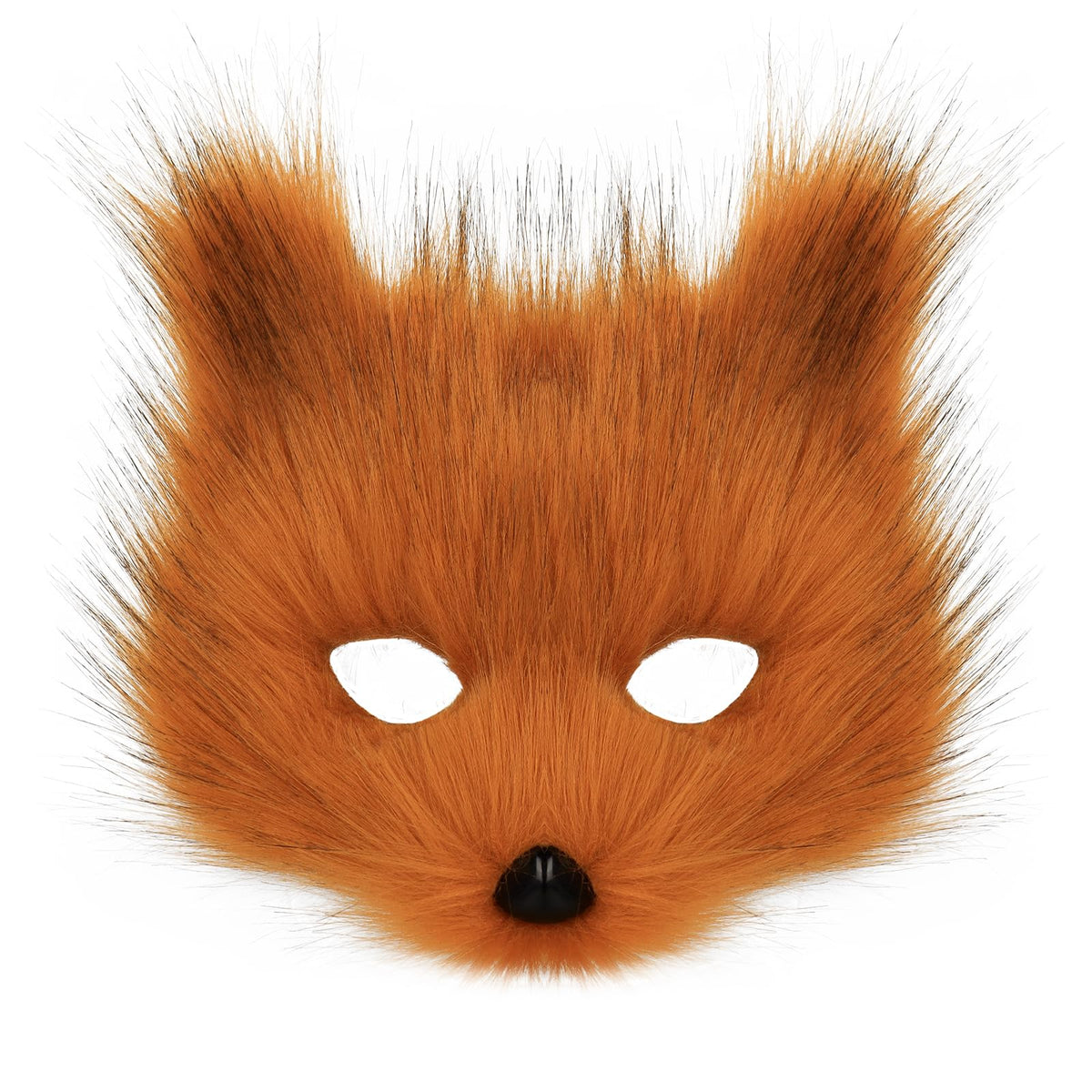 Animal Fox Wolf Mask Halloween Party Cosplay Costumes Props Plush Cat Half Face Masks Carnival Christmas Masquerade