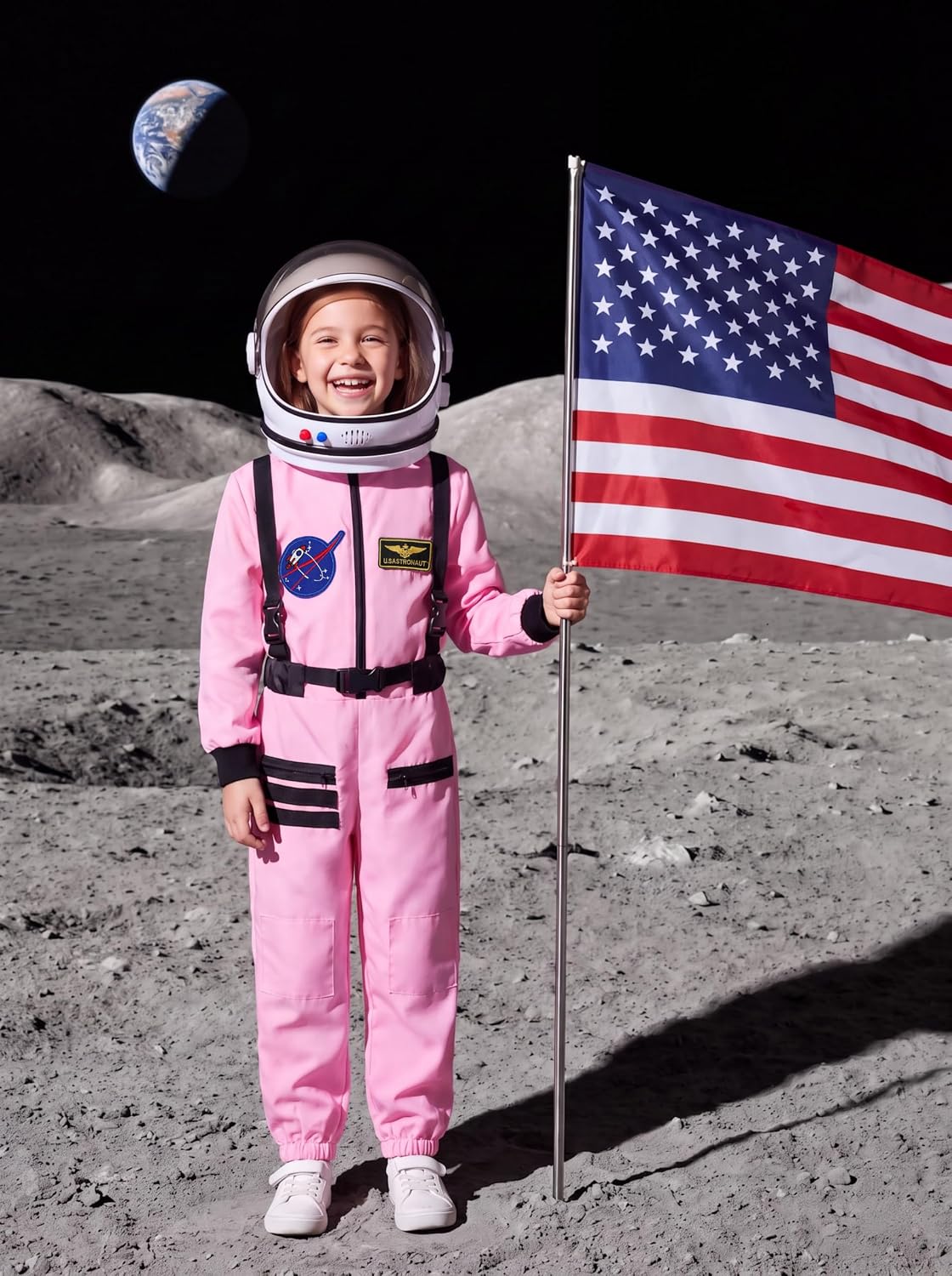 Astronaut Costume for Kids Space Suit Girls Birthday Gifts
