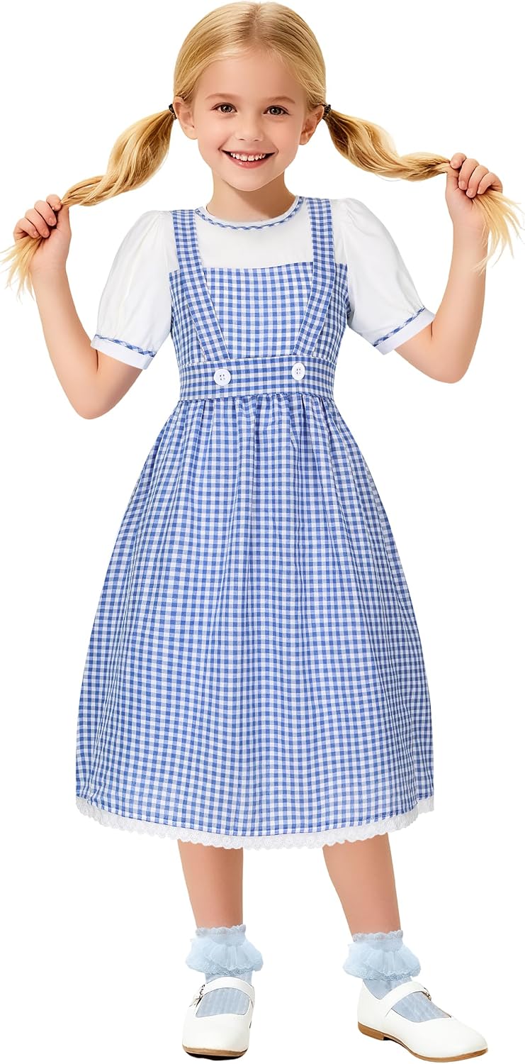 Girls Book Storybook Character Costume, Halloween Costumes Dress Up for Kids
