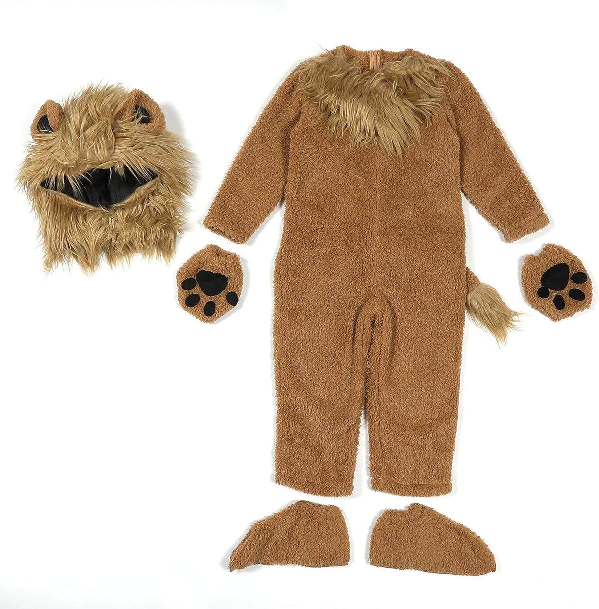 Kids Lion Costume,Boys Lion Onesie Halloween Animal Costume