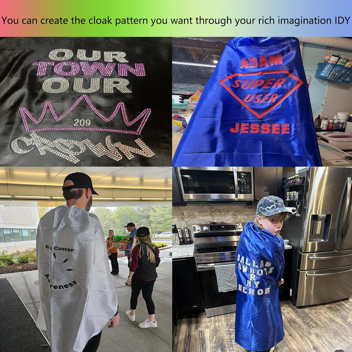 Adult Superhero Cape and Mask for Man and Woman - Halloween Vampire Capes Party Dress Up Superhero Costume Capes