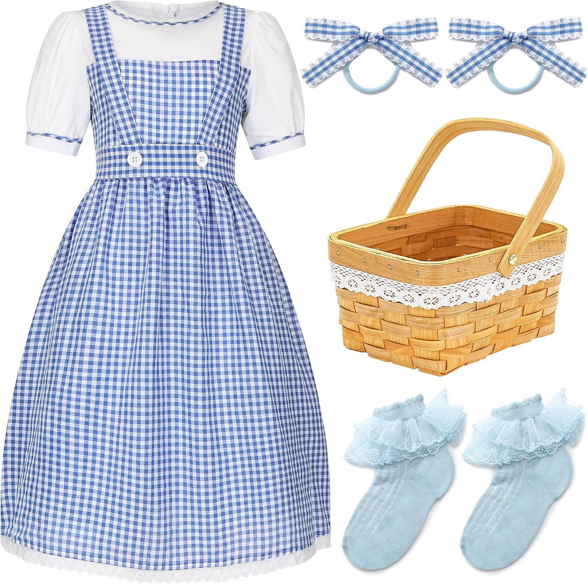 Girls Book Storybook Character Costume, Halloween Costumes Dress Up for Kids