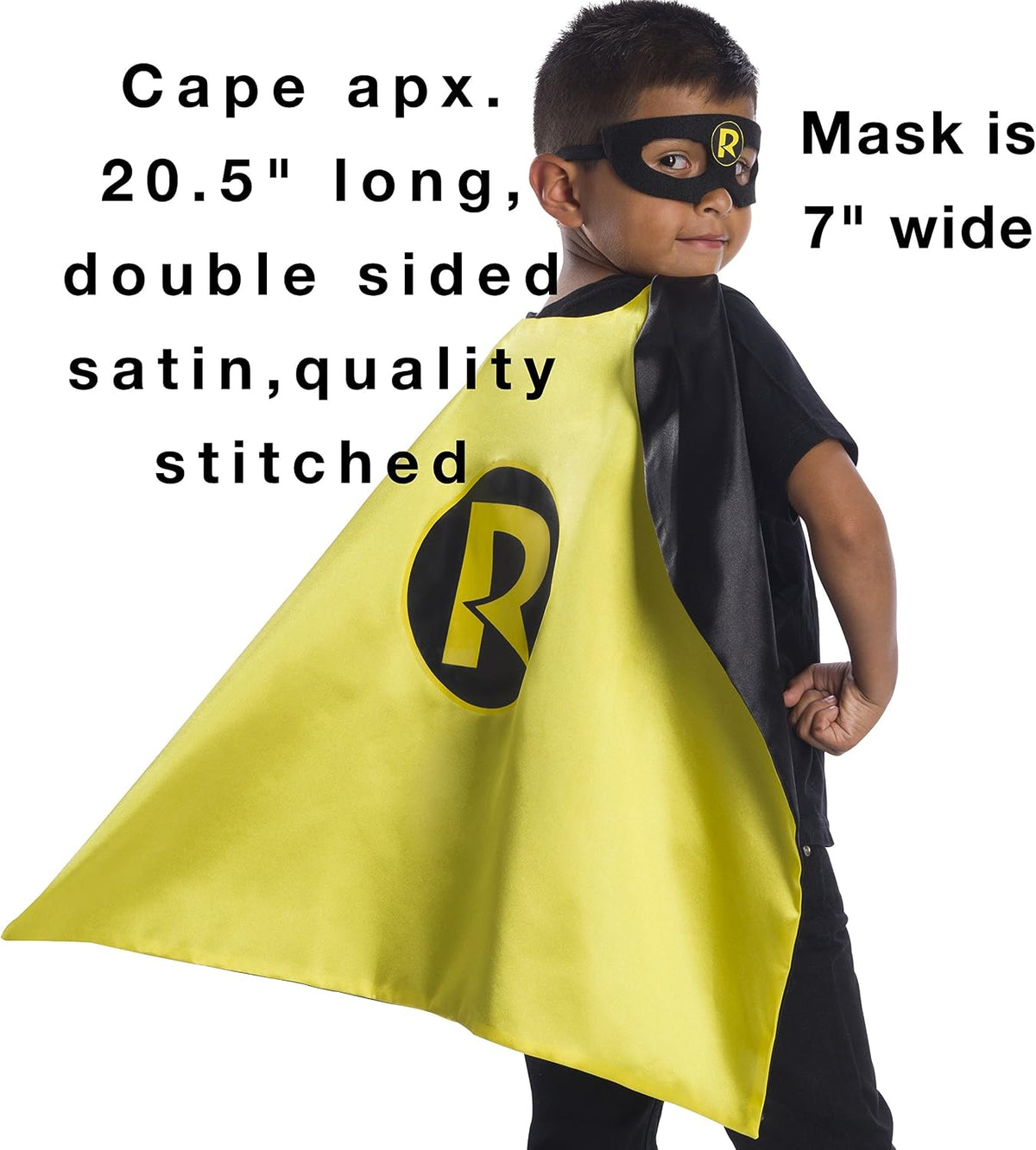 Rubies DC Comics Superheroes: Superhero Cape and Accessory Set for Kids, Boy's One Size